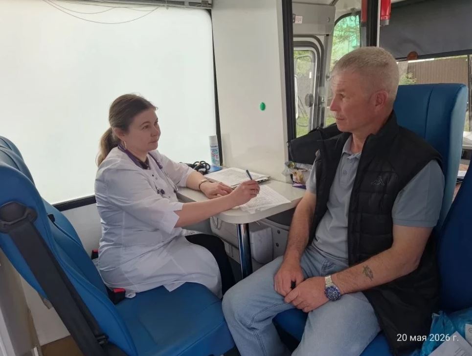 В Караидельском районе продолжает работу мобильный ФАП