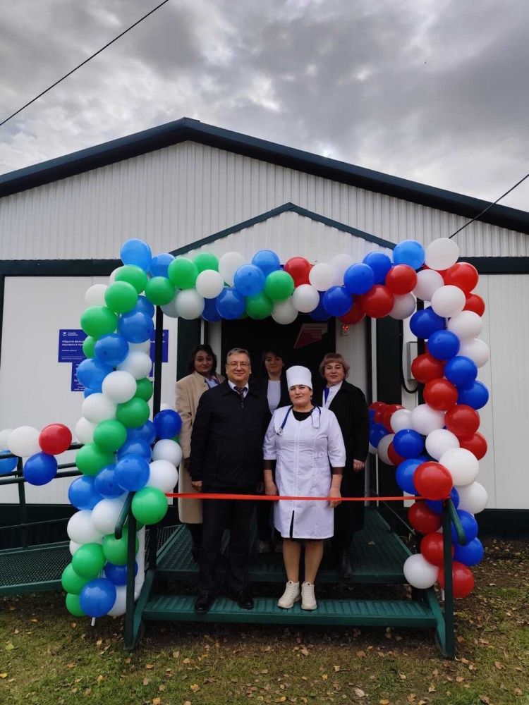 В деревне Абдуллино состоялось открытие нового модульного фельдшерско-акушерского пункта