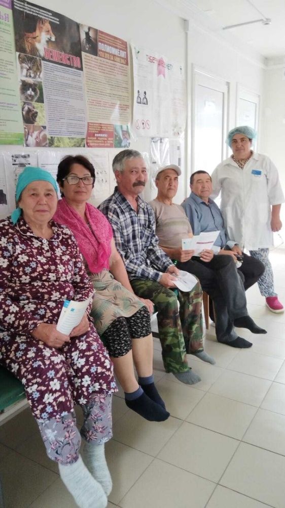 10 июня участковый врач - терапевт Аралбаева Р. Н. посетила ФАП в д. Седяш