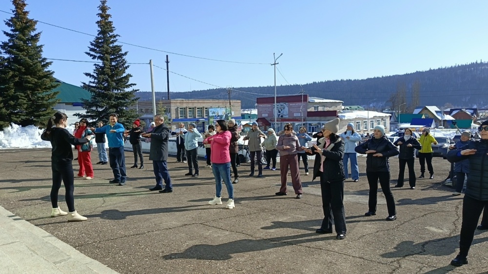 Зарядка для сотрудников администрации муниципального района Караидельский район