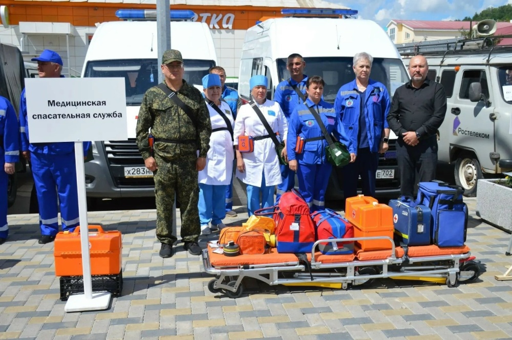 Маневры на страже здоровья: Караидельская ЦРБ в центре масштабных учений спасателей