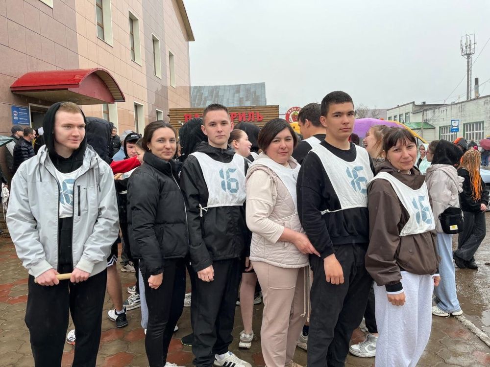 Наша команда Караидельской ЦРБ приняла участие в легкоатлетической эстафете