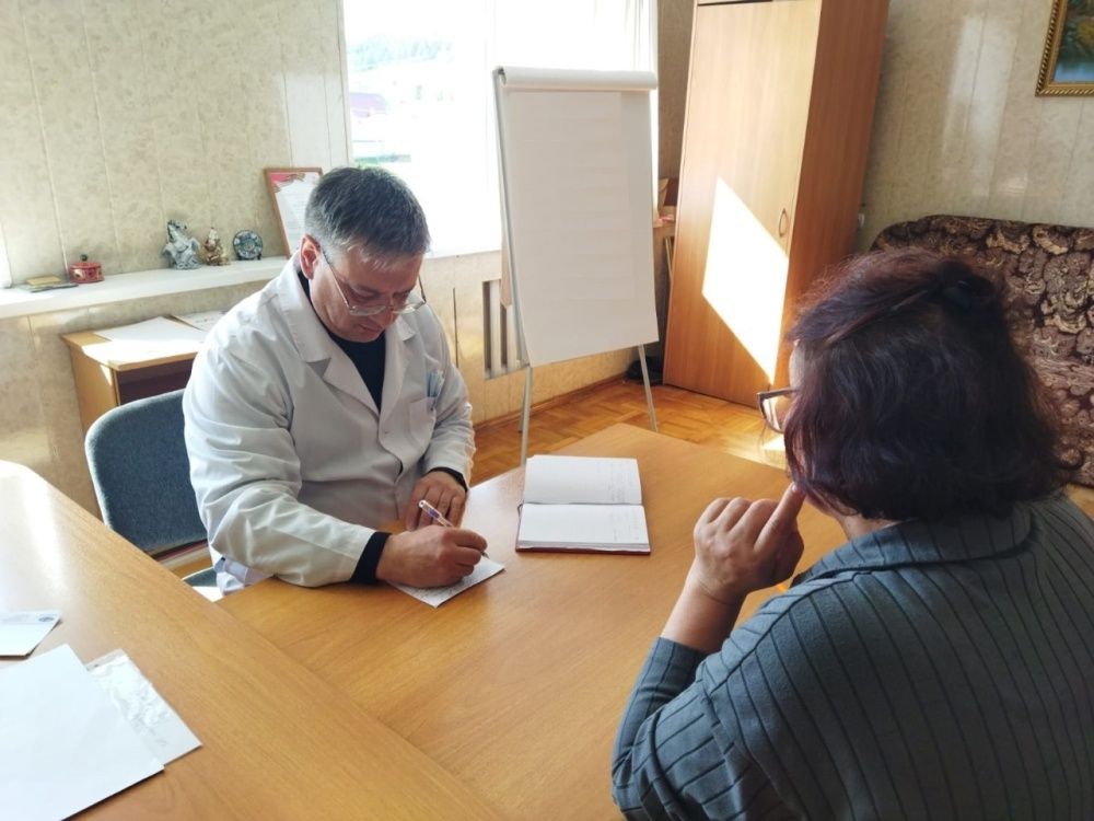 Сегодня главный врач провел прием граждан