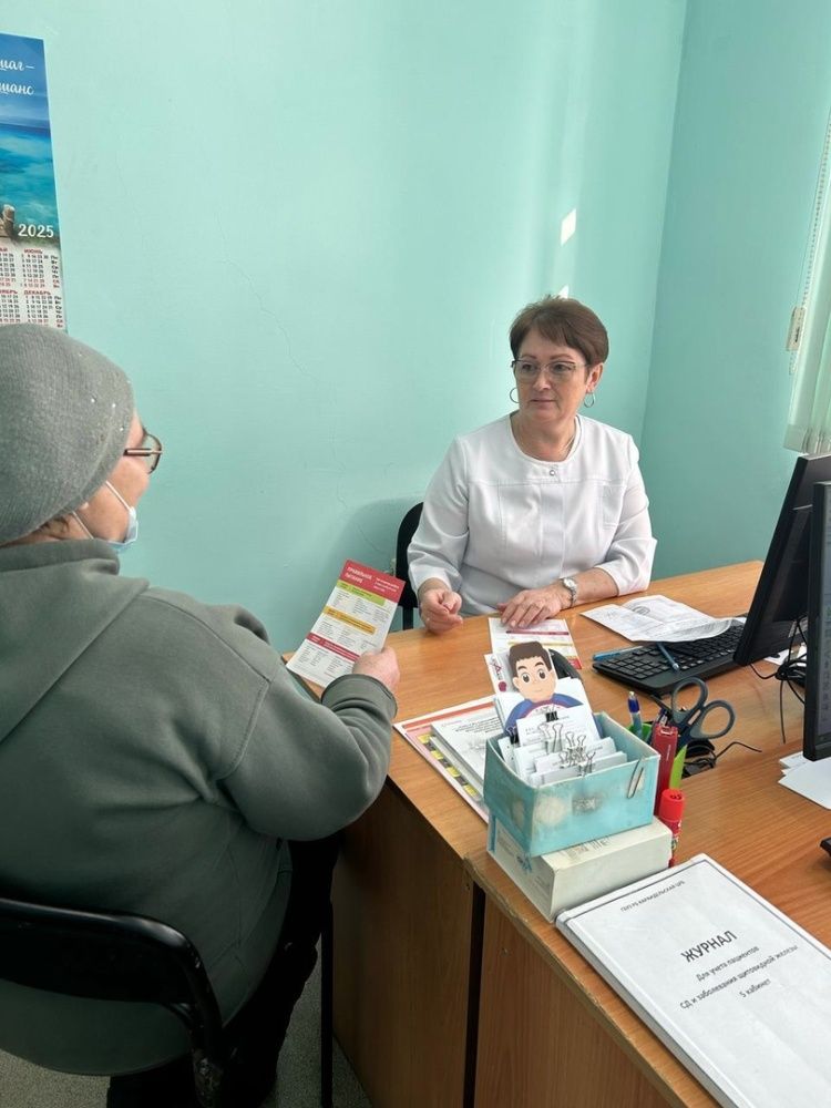 Врач эндокринолог Караидельской больницы Светлана Исмагзамовна провела консультативный приём